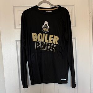 Purdue Boiler Pride Long Sleeve Dryfit Shirt